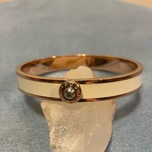 Henri Bendel White and Gold Bracelet